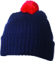 Preview: Beanie mit Bommel MB7540