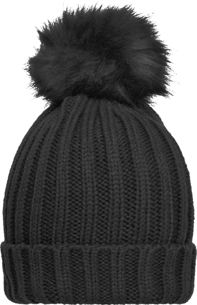 Beanie mit Bommel MB7129