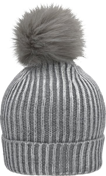 Beanie mit Bommel MB7143