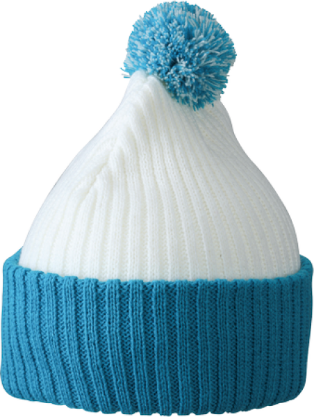 Beanie mit Bommel MB7540